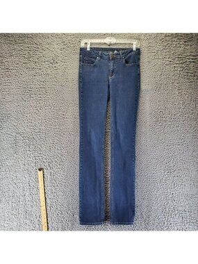 Mango Jeans Womens Size 6 Blue Carmen Stretch Denim Straight Leg *Read*